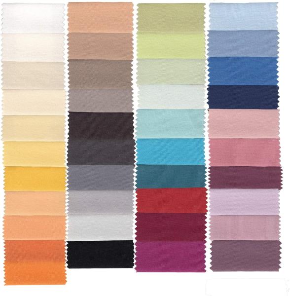 Estella Mako Jersey Spannbettlaken in 41 Farben 90 - 100x200 cm