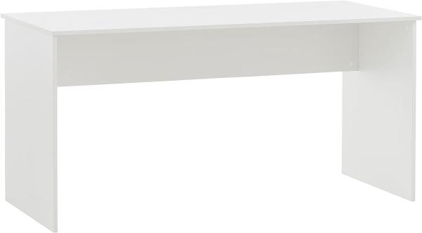 SCHILDMEYER Schreibtisch Bürotisch Computertisch Tisch weiß 150 x 73,6 x 65 cm