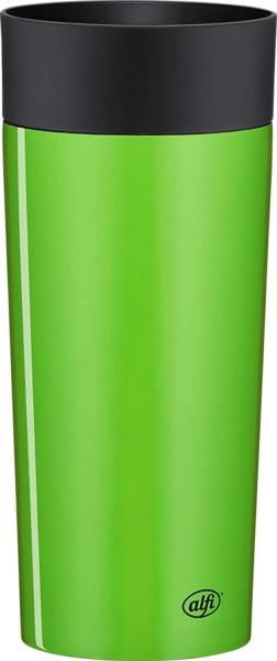 alfi 5637. 282. 035 Coffee To Go Trinkbecher isoMug Plus, Edelstahl Lime 0,35 l, Spülmaschinenfest, zerlegbarer Verschluss, 4 Stunden heiß