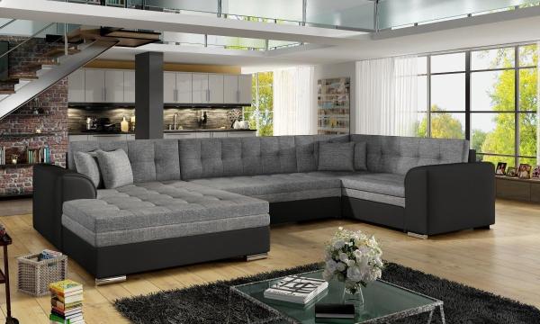 Designer Sofa Diego mit Schlaffunktion Links