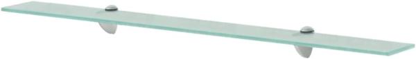 vidaXL Schwebendes Regal Glas 90x10 cm 8 mm [243760]