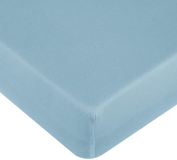 Träumeland TT02131 Spannbetttuch Jersey ozeanblau, 40 x 90 cm, mehrfarbig