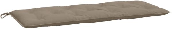 Gartenbank-Auflage Taupe 120x50x7 cm Oxford-Gewebe