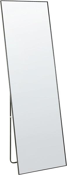 Stehspiegel schwarz rechteckig 50 x 156 cm BEAUVAIS