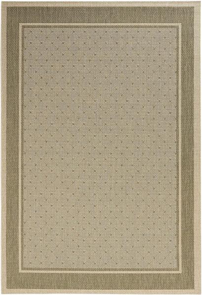 Flachgewebe Teppich Classy Grün - 120x170x0,8cm