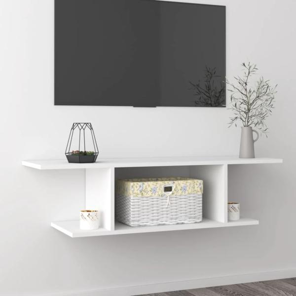 vidaXL TV-Wandschrank Weiß 103x30x26,5 cm