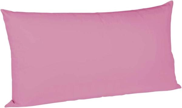 Fleuresse Mako-Satin-Kissenbezug uni colours pink 4070 40 x 80 cm