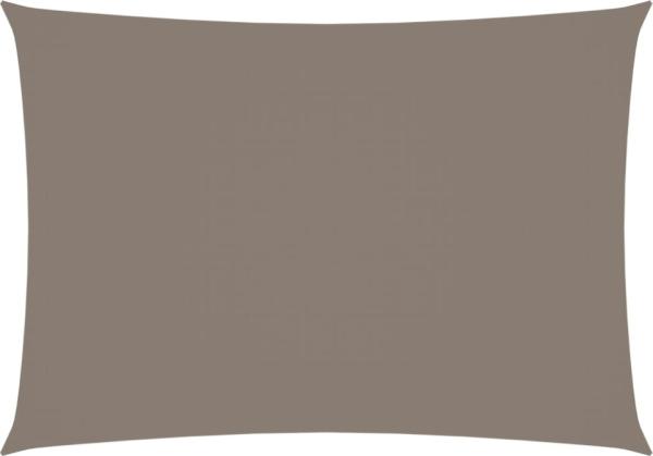 Sonnensegel Oxford-Gewebe Rechteckig 3,5x4,5 m Taupe