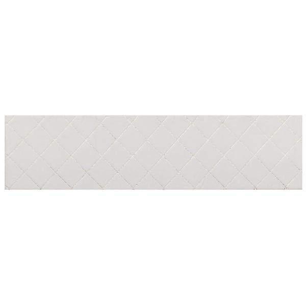 Teppich DKD Home Decor Weiß Rhombusse Moderne (60 x 240 x 2,2 cm)