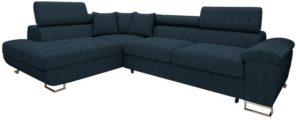 Ecksofa Cotere Cord (Farbe: Poso 05, Seite: Links)