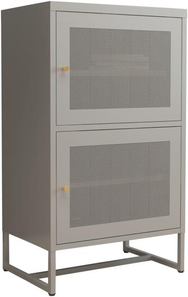 Büroschrank Sund Metall 102x60x40 cm Grau [en. casa]