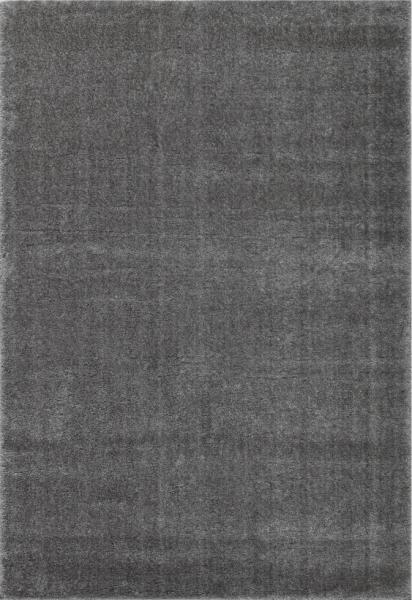 HOME DELUXE Hochflor Teppich SOFI - Farbe: Dunkelgrau, Größe: 150 x 80 cm