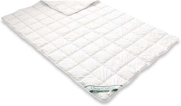 Badenia Bettcomfort Steppbett Clean Cotton leicht, 135 x 200 cm, weiß