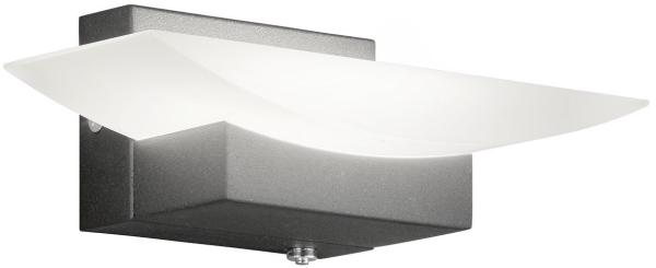 Fischer & Honsel 30291 LED Wandleuchte Bowl Schwarz tunable white