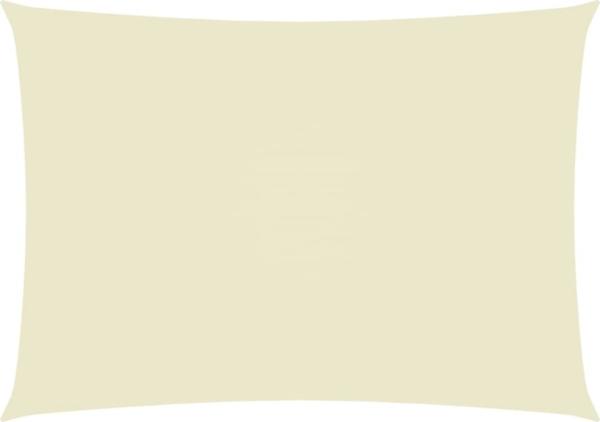 vidaXL Sonnensegel Oxford-Gewebe Rechteckig 6x8 m Creme