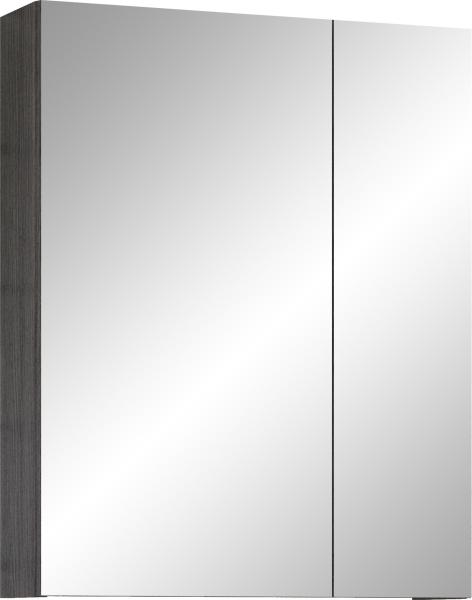Badezimmer Spiegelschrank Riva in Rauchsilber grau 60 x 75 cm