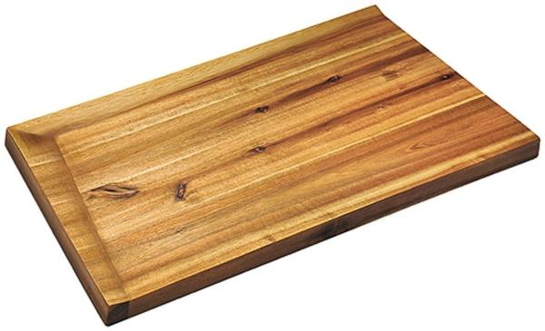 KESPER Schneid- und Servierbrett 48 x 36,5 cm aus Akazienholz / Schneidbrett / Schneidebrett Holz