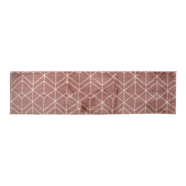 Teppich DKD Home Decor Rosa Polyester (60 x 2. 4 x 1 cm)