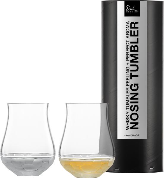 Eisch Whisky Nosing Tumbler 2er Set Hamilton, Whiskybecher, Kristallglas, Matt, 350 ml, 78112808