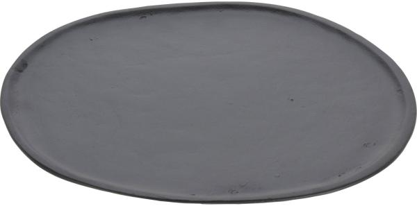 Ovales Tablett, matt, 35 cm