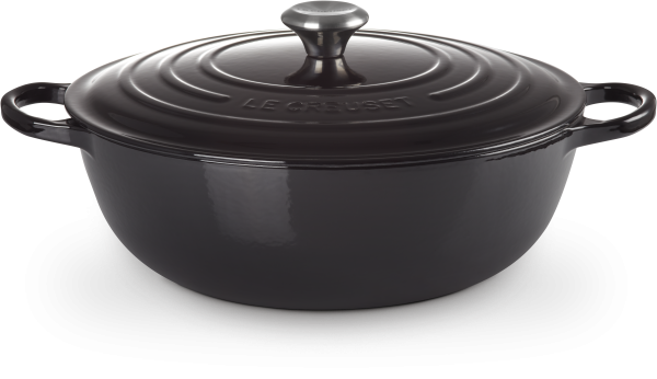 Le Creuset La Marmite Signature 24 cm Schwarz - Schwarz - 20 bis 24 cm