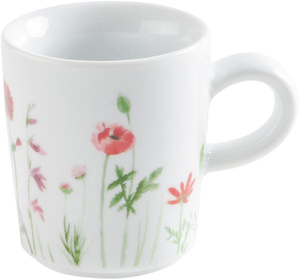 KAHLA Wildblume Espresso-Obertasse 0,09 l Wildblume blau/rot