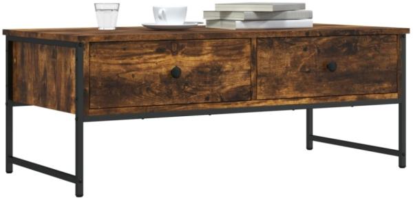 vidaXL Couchtisch Räuchereiche 101x49x39,5 cm Holzwerkstoff