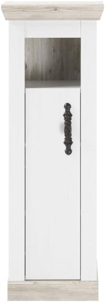 Florenz Stauraumschrank 120cm - Pinie Weiß