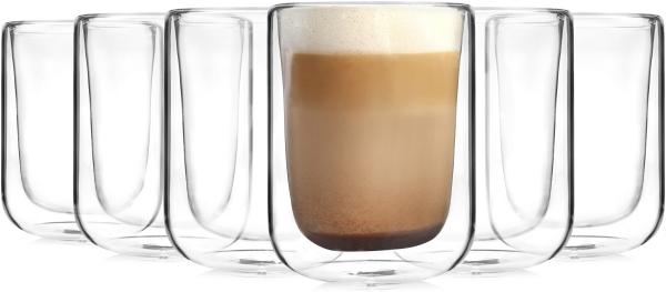 SÄNGER Doppelwandige Cappuccino Gläser 6 teilig