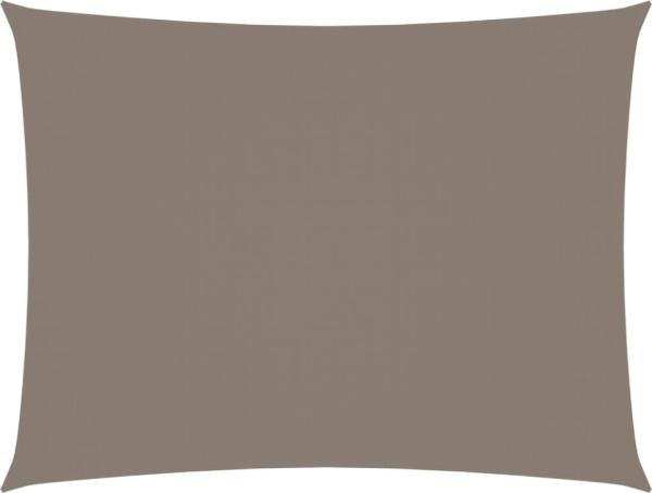 vidaXL Sonnensegel Oxford-Gewebe Rechteckig 3x4,5 m Taupe