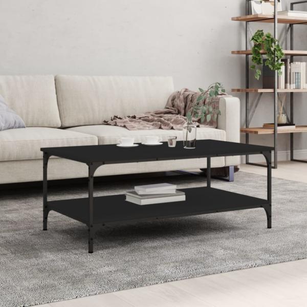 vidaXL Couchtisch Schwarz 100x55x40 cm Holzwerkstoff