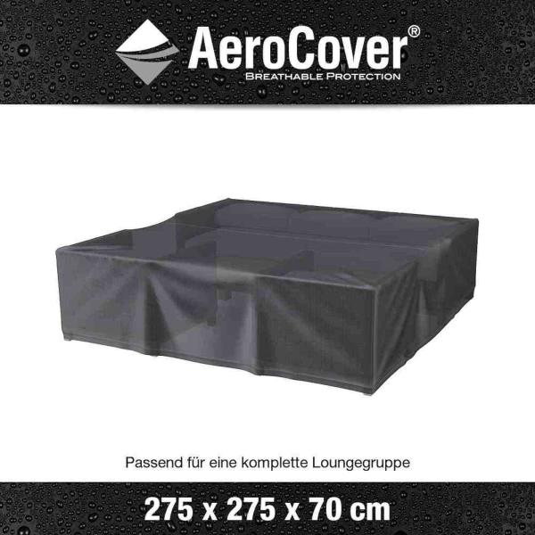 AeroCover Schutzhülle für rechteckige Lounge-Sets 275x275xH70 cm Schutzhaube Sitzgruppe