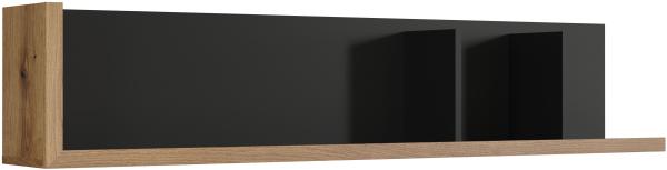Wandboard Synnax in grau und Eiche Evoke 150 cm