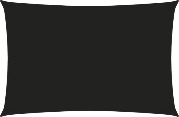 Sonnensegel Oxford-Gewebe Rechteckig 2,5x5 m Schwarz