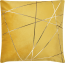 Dekokissen geometrisches Muster Samtstoff gelb 45 x 45 cm 2er Set PINUS Bild 4