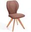 Niehoff Sitzmöbel Colorado Trend-Line Design-Stuhl Kernbuche/Polyester - 180° drehbar Nirvana braun Bild 1
