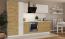 Küche 'Toni' Küchenzeile, Küchenblock, Singleküche, 290 cm, Betonoptik Bild 8