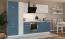 Küche 'Toni' Küchenzeile, Küchenblock, Singleküche, 290 cm, Betonoptik Bild 12
