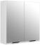 Bad-Spiegelschrank Hochglanz-Weiß 64x20x67 cm Bild 6