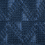 Teppich marineblau 80 x 150 cm Kurzflor SAVRAN Bild 5