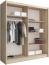 Domando Kleiderschrank San Benedetto M3 180 Modern Breite 180cm, Schwebetüren, praktische Facheinteilung in Weiß Matt Bild 3