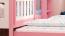 WNM Group Kinderbett Ausziehbar mit Rausfallschutz Suzie - aus Massivholz - Hochbett für Mädchen und Jungen - Absturzsicherung Ausziehbett - Kinderhochbetten 190x80 / 180x80 cm - Rosa Bild 6
