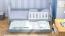 WNM Group Kinderbett Ausziehbar Suzie - aus Massivholz - Ausziehbett für Mädchen und Jungen - Hohe Qualität Bett mit Rausfallschutz für Kinder 200x90 / 190x90 cm - Grau Bild 6