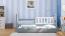 WNM Group Kinderbett Ausziehbar Suzie - aus Massivholz - Ausziehbett für Mädchen und Jungen - Hohe Qualität Bett mit Rausfallschutz für Kinder 200x90 / 190x90 cm - Grau Bild 5