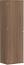 Garderobenschrank mit ausziehbarem Garderobenhalter, 60x42x192cm, Nussbaum Bild 1