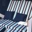 BRAST Strandkorb Sylt 2-Sitzer für 2 Personen 115cm breit blau hellblau weiß gestreift extra Fußkissen incl. Abdeckhaube Gartenliege Sonneninsel Poly-Rattan Bild 10