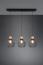 LED Balken Pendelleuchte Drahtgeflecht Schwarz mit Holz Breite 80cm Bild 9