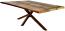 TABLES&CO Tisch 240x100 Altholz Bunt Metall Antikbraun Bild 1