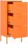 vidaXL Lagerschrank Orange 42,5x35x101,5 cm Stahl Bild 6