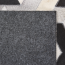 Teppich Kuhfell schwarz / grau 160 x 230 cm Patchwork Kurzflor NARMAN Bild 7